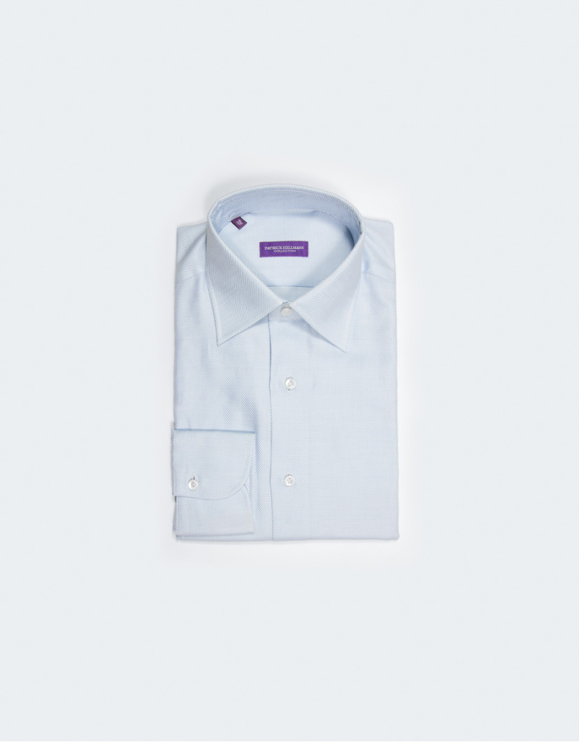 Patrick-Hellmann-Collection-Light-Blue-Shirt-100-Cotton-image Patrick Hellmann Collection Light Blue Shirt 100% Cotton image